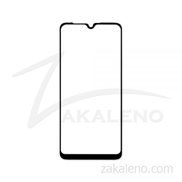 Стъклен протектор за Xiaomi Mi A3 (черна рамка с цяло лепило)