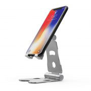 Универсална сгъваема алуминиева стойка за телефон, таблет за бюро, маса