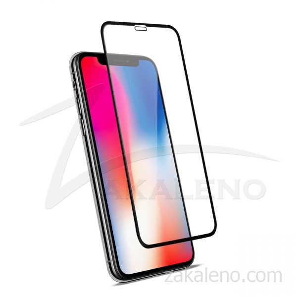 Стъклен протектор за Apple iPhone 11 Pro (3D черен)