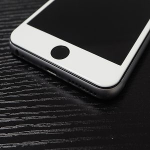 Стъклен протектор за Apple iPhone 6, 6s (3D бял)