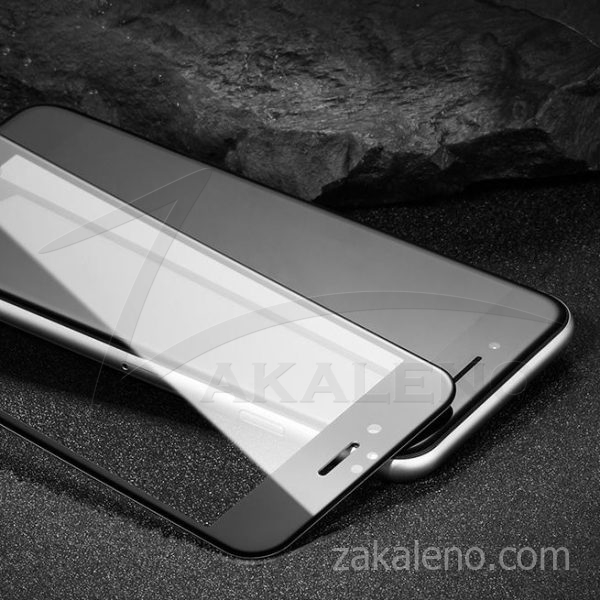 Стъклен протектор за Apple iPhone 6 Plus, 6s Plus (3D черен)