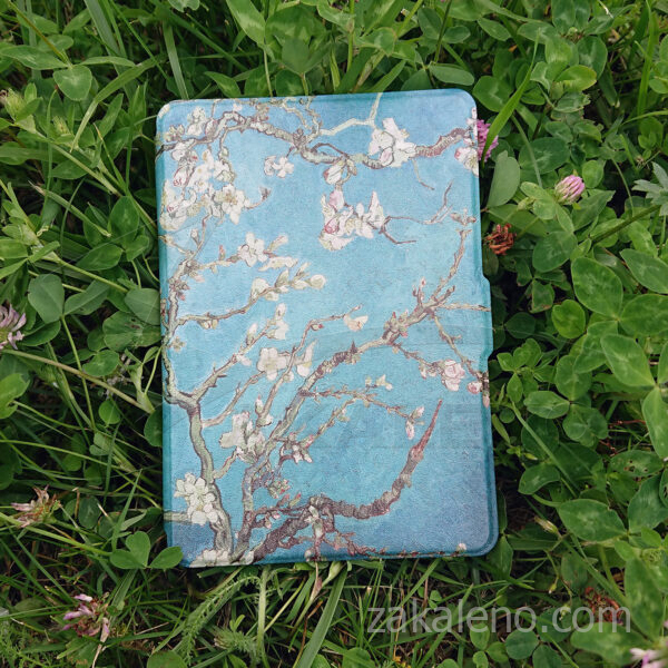 Кожен калъф за Kindle Paperwhite 5 2021 6.8″ – Бадемово дърво