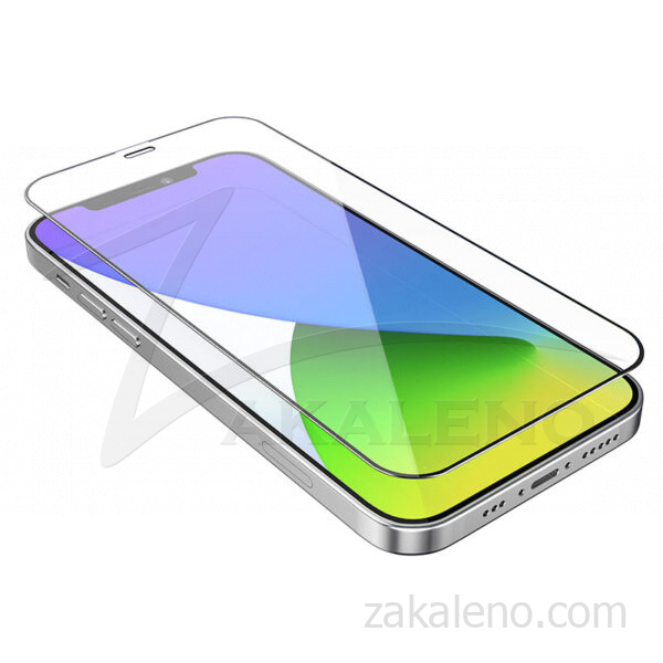 Стъклен протектор за Apple iPhone 12 Pro Max 6.7 (3D черен)