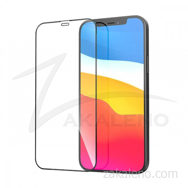 Стъклен протектор за Apple iPhone 12 Pro Max 6.7 (3D черен)