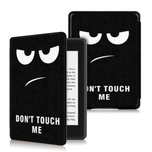 Кожен калъф за Kindle Paperwhite 5 2021 6.8" - Do not touch me