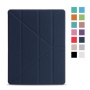 Кожен калъф за Apple iPad 3, оригами