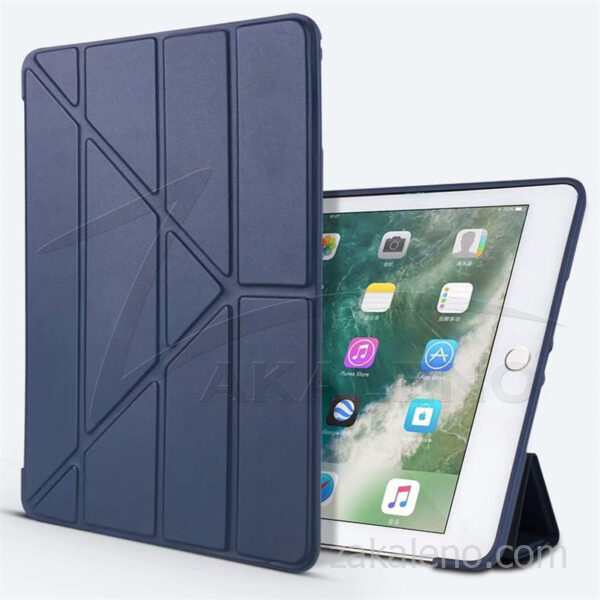 Кожен калъф за Apple iPad Air, оригами