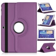Кожен калъф за Samsung Galaxy Tab 3 10.1 P5200, ротационен