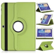Кожен калъф за Samsung Galaxy Tab 3 10.1 P5200, ротационен
