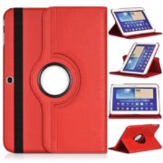 Кожен калъф за Samsung Galaxy Tab 3 10.1 P5200, ротационен