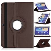 Кожен калъф за Samsung Galaxy Tab 3 10.1 P5200, ротационен