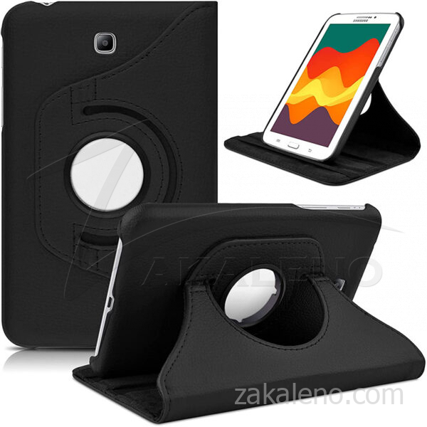 Кожен калъф за Samsung Galaxy Tab 3 7.0, ротационен