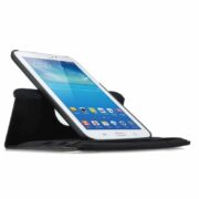 Кожен калъф за Samsung Galaxy Tab 3 8.0, ротационен