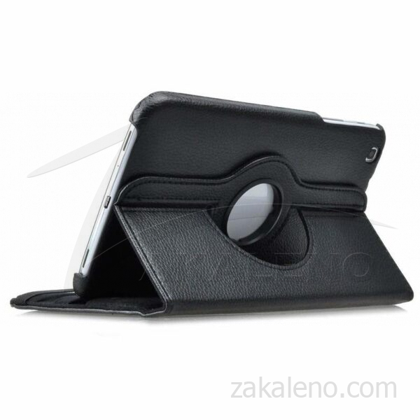 Кожен калъф за Samsung Galaxy Tab 3 8.0, ротационен