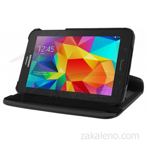 Кожен калъф за Samsung Galaxy Tab 3 Lite 7.0, ротационен