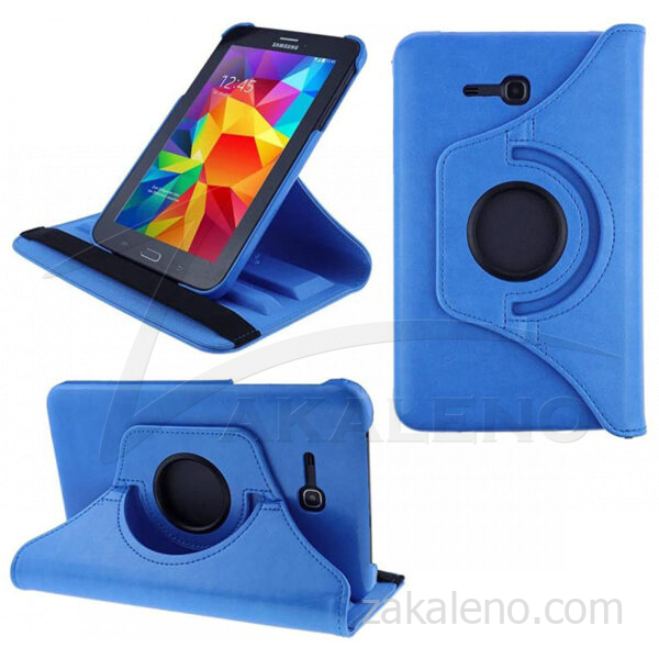 Кожен калъф за Samsung Galaxy Tab 3 Lite 7.0, ротационен
