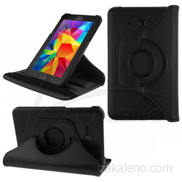 Кожен калъф за Samsung Galaxy Tab 3 Lite 7.0, ротационен