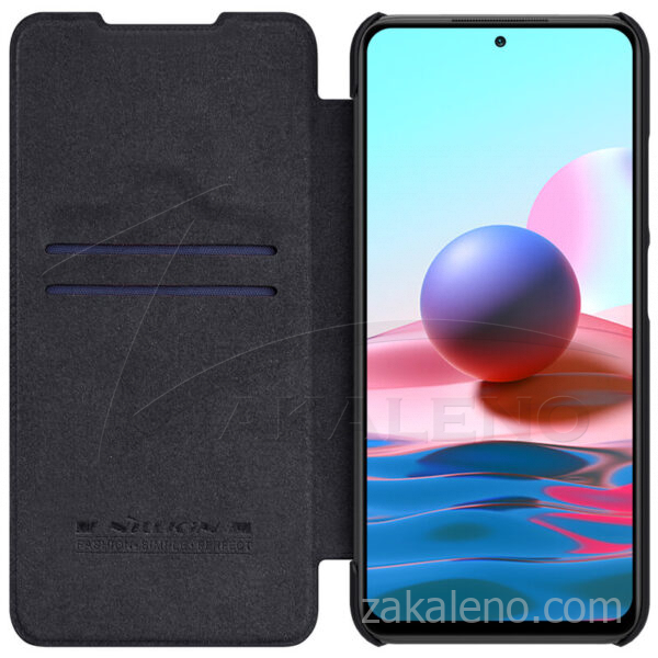 Кожен калъф Nillkin Qin за Xiaomi Redmi Note 10 5G