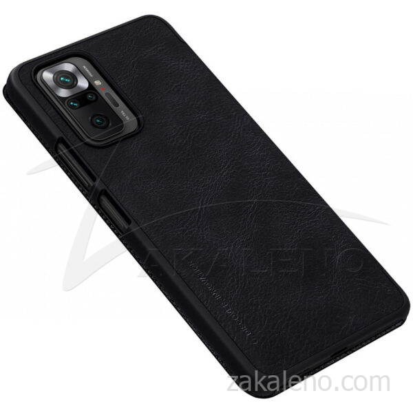Кожен калъф Nillkin Qin за Xiaomi Redmi Note 10 Pro Max
