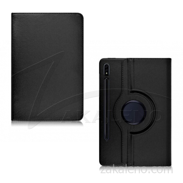 Кожен калъф за Samsung Galaxy Tab S7 FE, ротационен