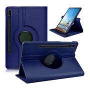 Кожен калъф за Samsung Galaxy Tab S7 FE, ротационен