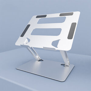 Настолна алуминиева стойка за таблет, лаптоп с двойно рамо, олекотена - L303