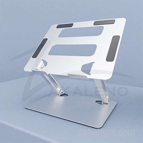 Настолна алуминиева стойка за таблет, лаптоп с двойно рамо, олекотена – L303