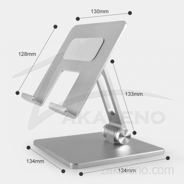 Настолна алуминиева стойка за таблет, телефон, подсилена – MT134