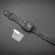 Стъклен протектор с течно UV лепило за Apple Watch Series 9 45mm