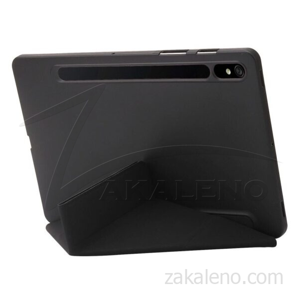 Кожен калъф за Samsung Galaxy Tab S9 FE, оригами