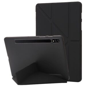 Кожен калъф за Samsung Galaxy Tab S9 FE+ (S9 FE Plus), оригами