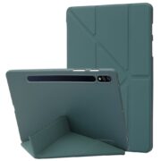 Кожен калъф за Samsung Galaxy Tab S9+ (S9 Plus), оригами