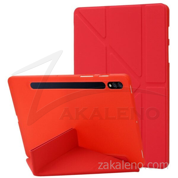 Кожен калъф за Samsung Galaxy Tab S9+ (S9 Plus), оригами