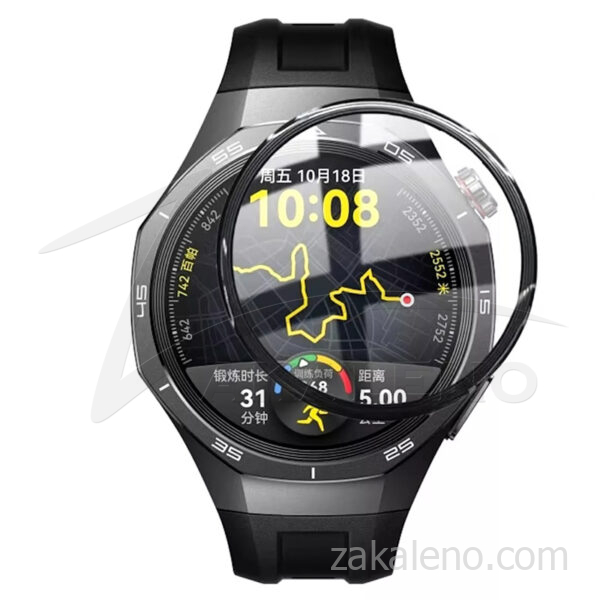 Хибриден 3D протектор за Huawei Watch GT 5 Pro 46mm, BLACK