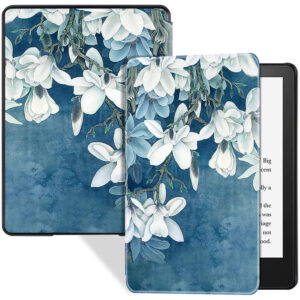 Кожен калъф за Amazon Kindle Paperwhite 2024 7" - Магнолия