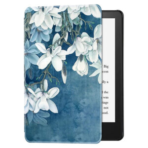 Кожен калъф за Amazon Kindle Paperwhite 2024 7" - Магнолия