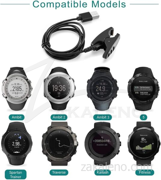 Kабел за зареждане за Suunto 3/5, Spartan Trainer, Ambit 1/2/3, Kailash Traverse