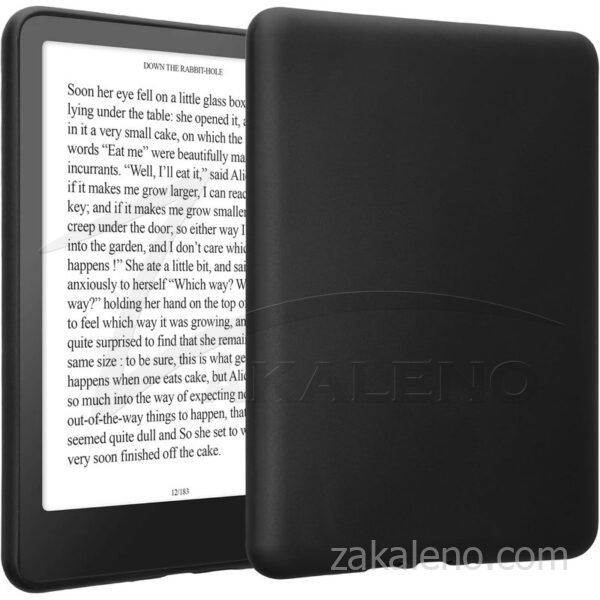 Силиконов калъф гръб за Amazon Kindle Paperwhite 2024 7″ – черен