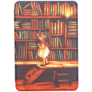 Кожен калъф за Kindle Colorsoft - Библиотека