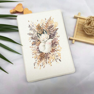 Кожен калъф за Kindle Colorsoft - Спяща лисица