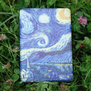Кожен калъф за Kindle Colorsoft - Звездна нощ