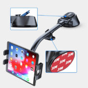 Подсилена стойка за таблет/телефон за кола, към предно стъкло/табло